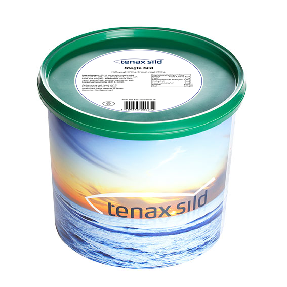 Sild stegte Tenax 5,79 kg drænet 2,89 kg