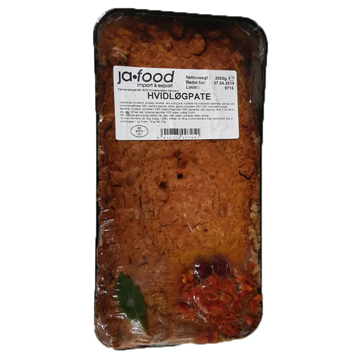 Paté Hvidløg 2 kg