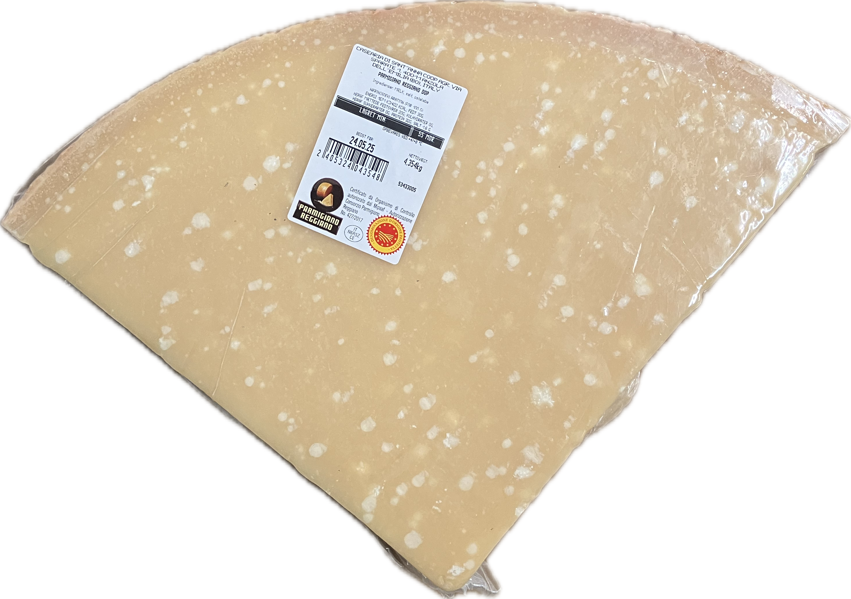 Parmeg. Reggiano ca. 50 mdr. 4,5 kg.