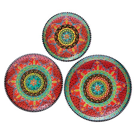 TALLERKEN 30 CM ASSORTEREDE FARVER
